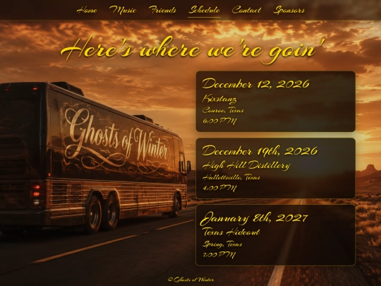 schedule screenshot