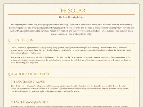 Amaresia/theSolar screenshot