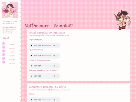 samples screenshot