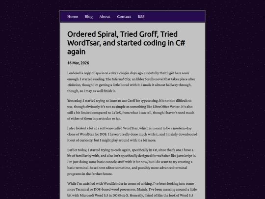 posts/2026-03-16-Ordered-Spiral--Tried-Groff--Tried-WordTsar--and-started-coding-in-C--again screenshot