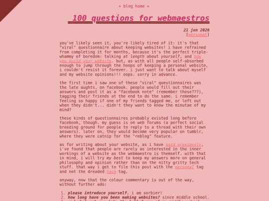 blog/100 screenshot