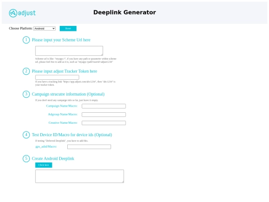 deeplinkbeta screenshot