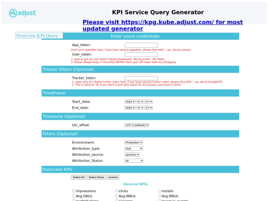 kpiquery screenshot