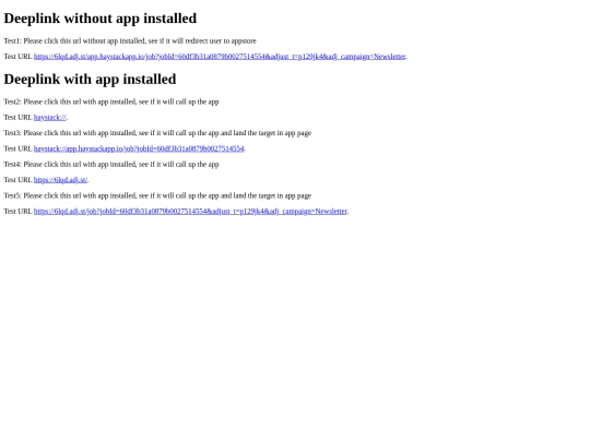 testforhaystack screenshot
