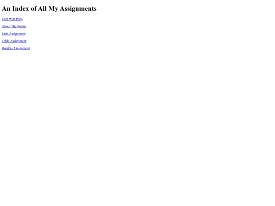 index screenshot