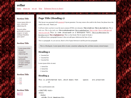 index screenshot