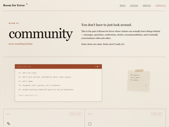 community screenshot