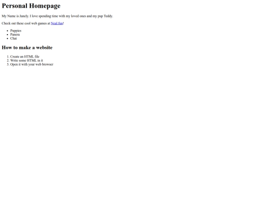 index screenshot