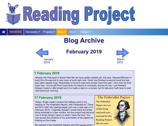 BlogArchive/1902February screenshot