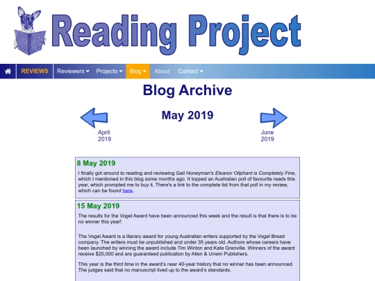 BlogArchive/1905May screenshot