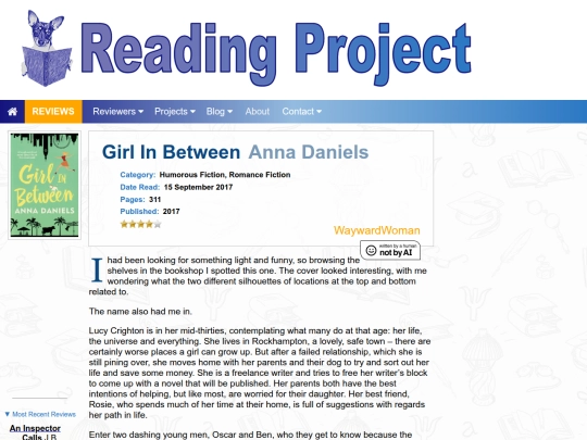 BookReviews/GirlInBetween_AnnaDaniels screenshot