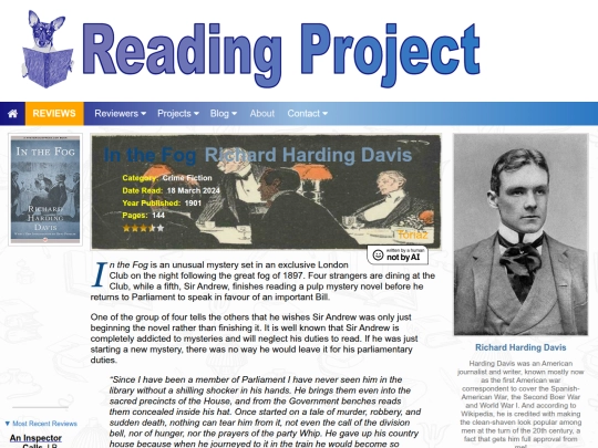 BookReviews/InTheFog_RichardHardingDavis screenshot