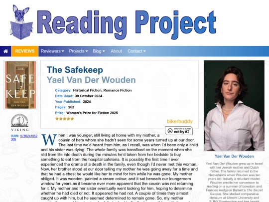 BookReviews/TheSafekeep_YaelVanDerWouden screenshot