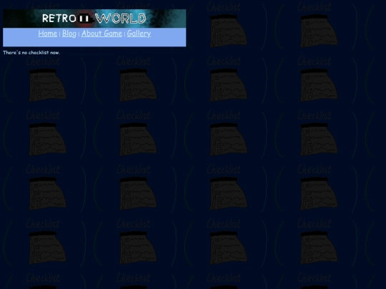 Checklist screenshot