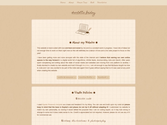about-website screenshot