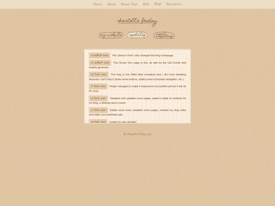 updates screenshot