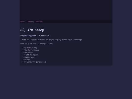 index screenshot