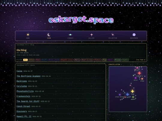 blog screenshot