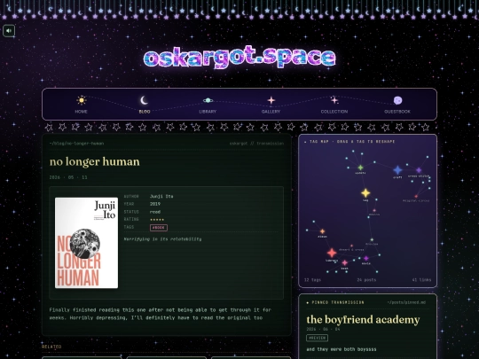 blog/no-longer-human screenshot