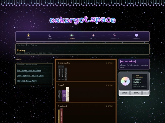 library screenshot