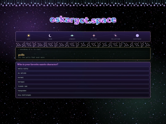 polls screenshot