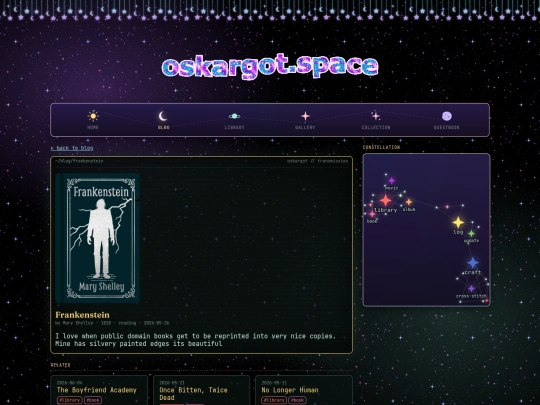 posts/frankenstein screenshot