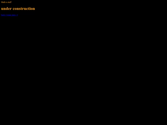 Mathnstuff screenshot