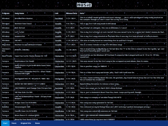 music screenshot