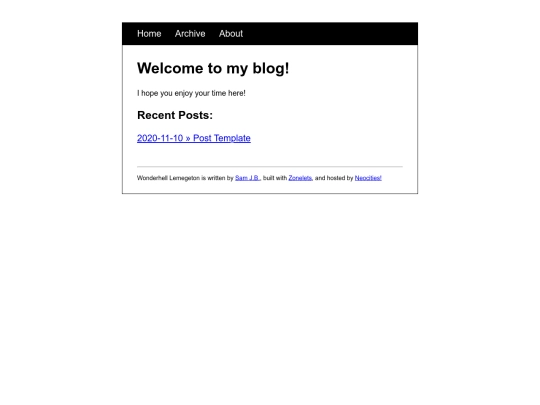 blog screenshot