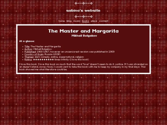 The Master and Margarita screenshot
