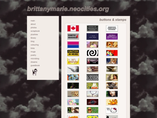 pages/about/stamps screenshot