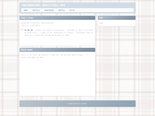 blog screenshot