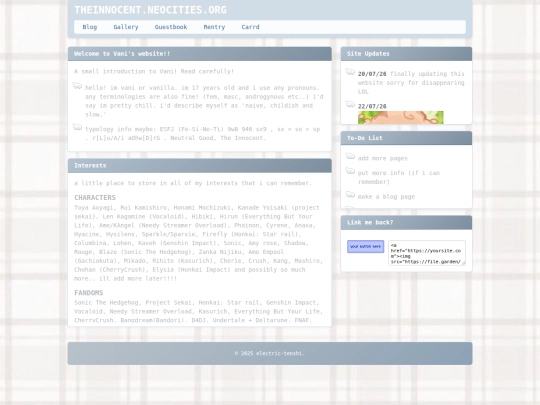 index screenshot