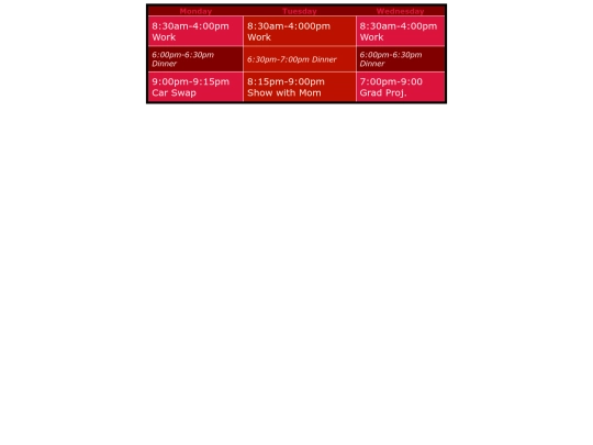 Table screenshot