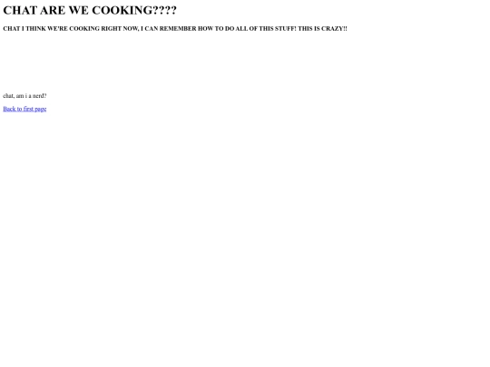 ChatAreWeCooking screenshot