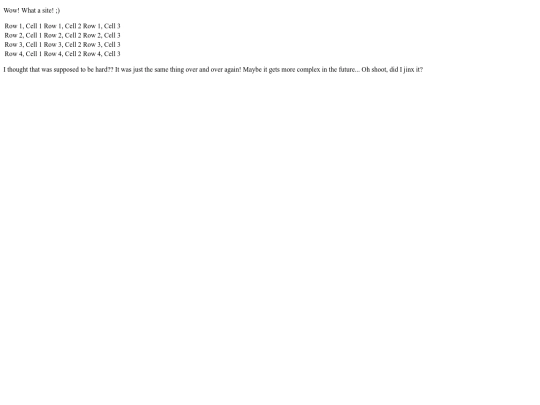 TablesPractice screenshot