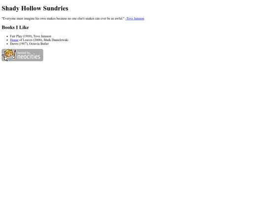 index screenshot