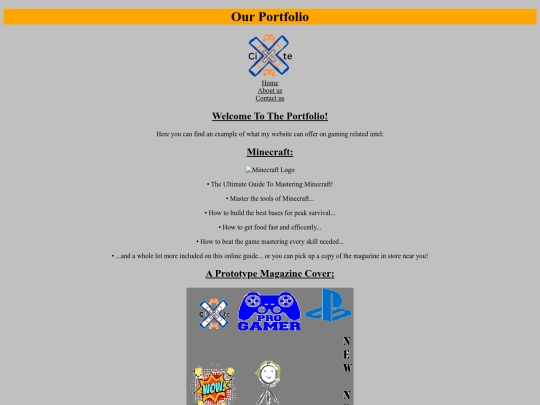 ourportfolio screenshot