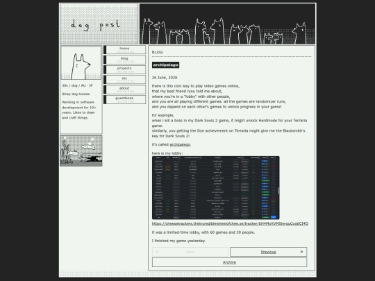 blog screenshot