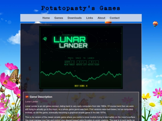 src/content/lunarlander screenshot
