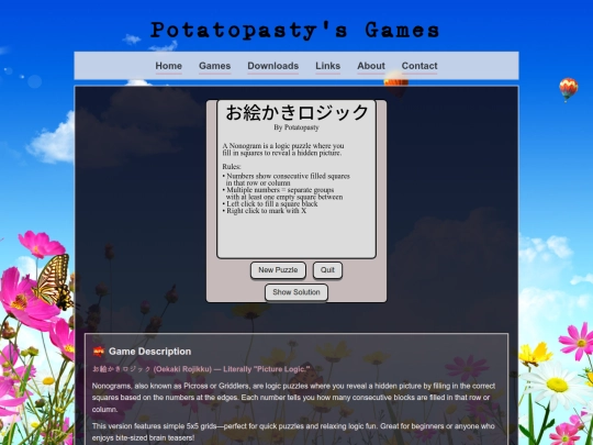 src/content/nonograms screenshot