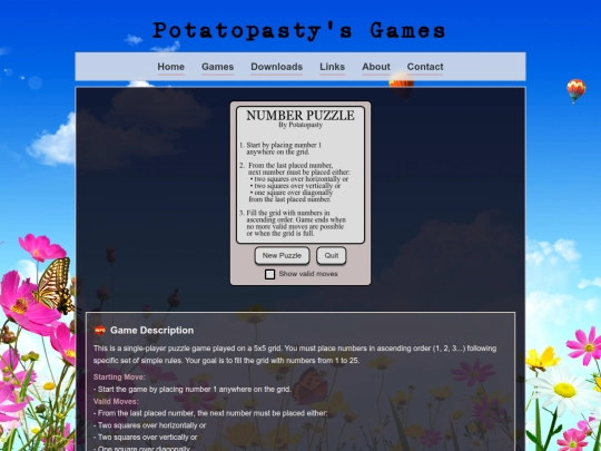 src/content/numberpuzzle screenshot