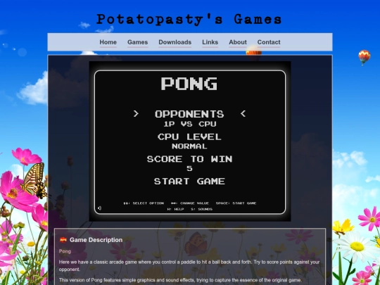 src/content/pong screenshot