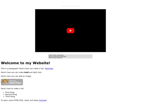youtubecommentstest screenshot