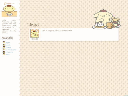 links screenshot