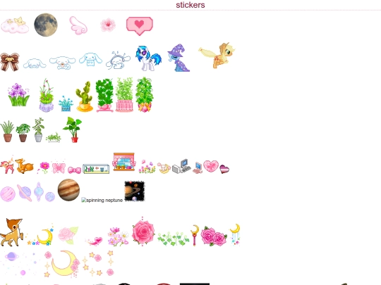 stickers screenshot