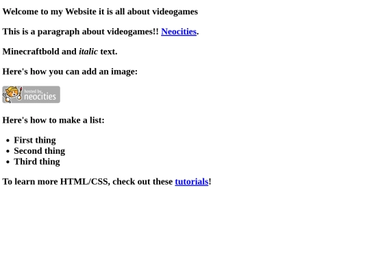index screenshot