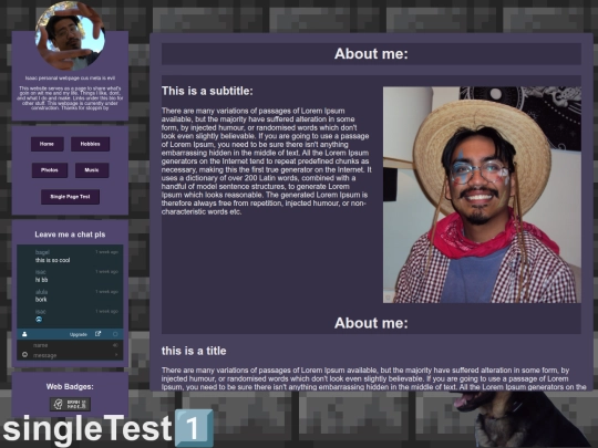 singlepage screenshot