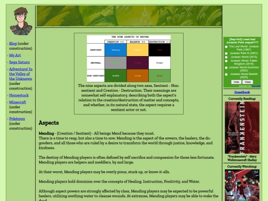 classpects screenshot