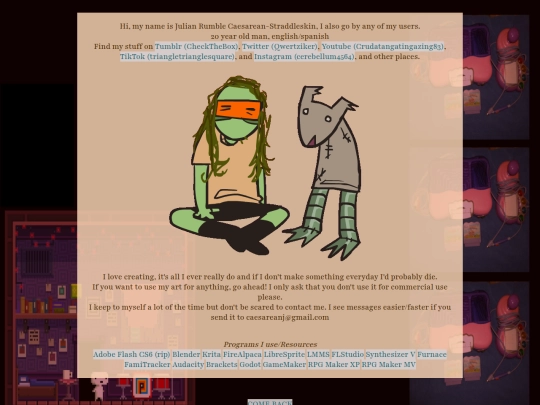 AboutMe screenshot